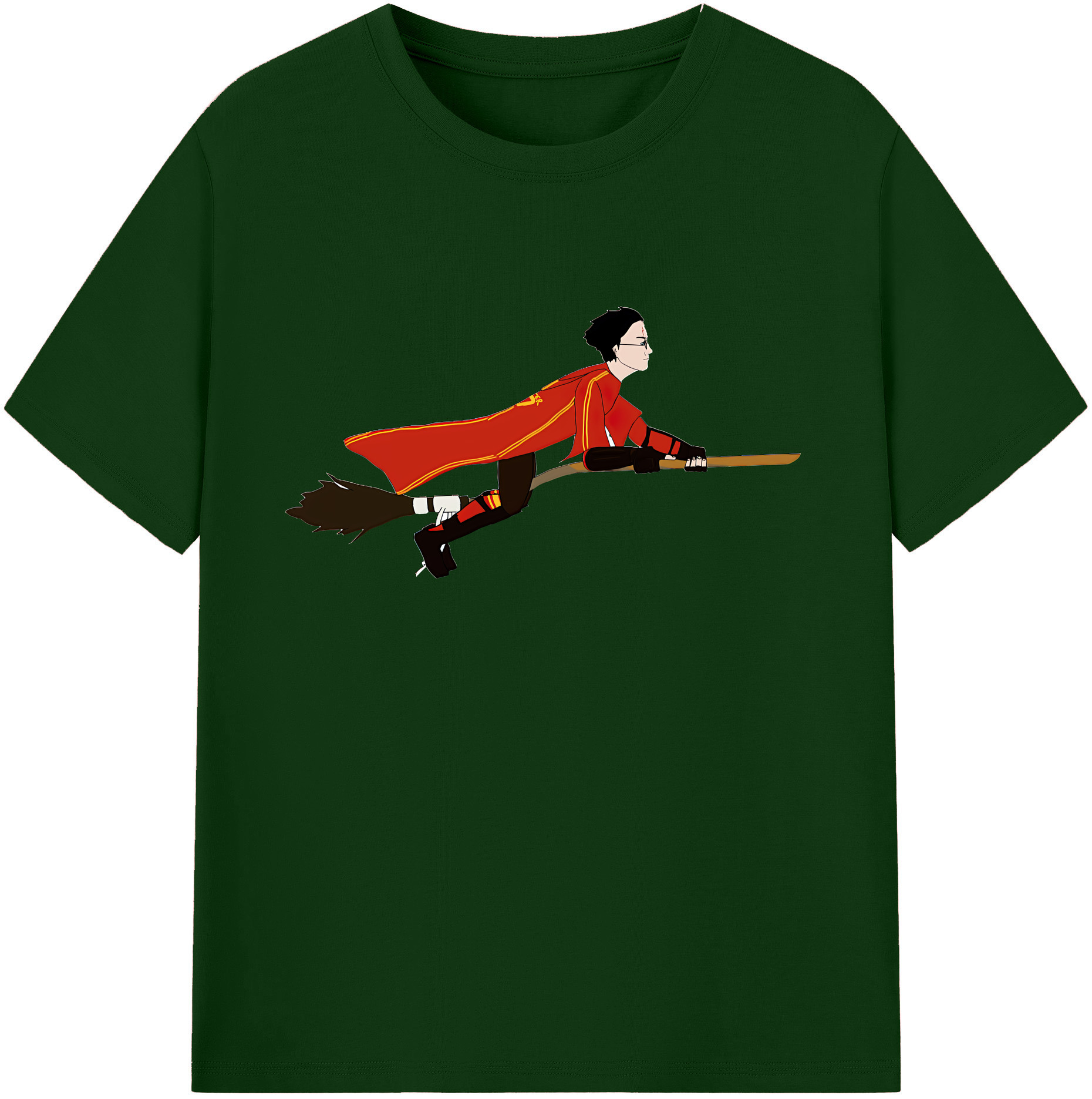 （画像用） Harry Potter ハリー・ポッターシリーズ 綿100％半袖Tシャツ（フロントプリント）